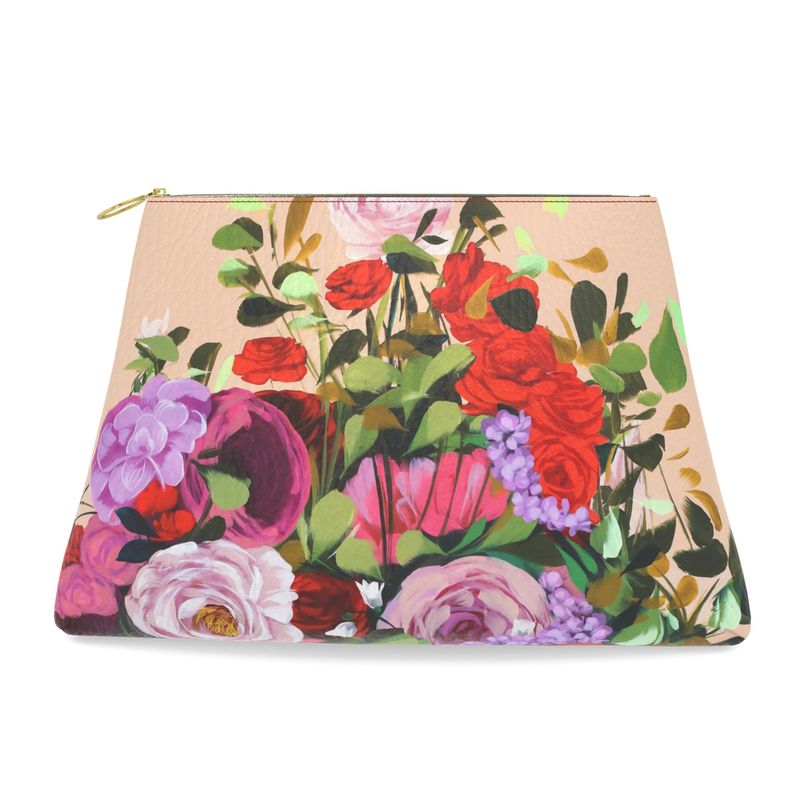 Amara Leather Clutch Purse